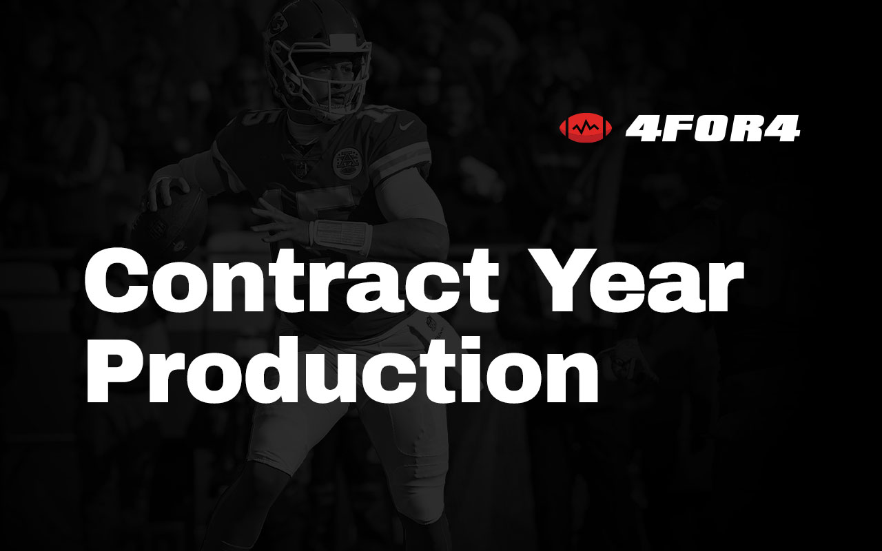 Do Players Perform Better in Fantasy Football in a Contract Year? | 4for4