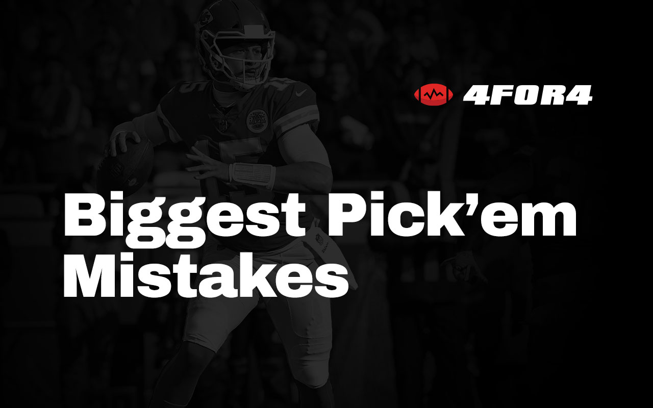 The 4 Biggest Strategy Mistakes in Football Pick'em Pools