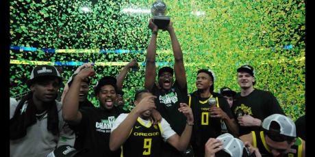 oregon ducks celebration