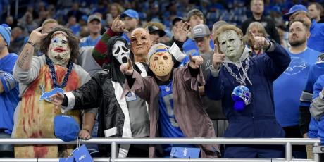 Lions fans Halloween