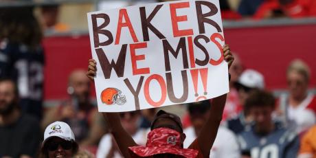 Baker Mayfield sign 