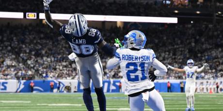CeeDee Lamb one-handed catch