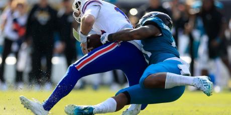 John Hines-Allen sacking Josh Allen