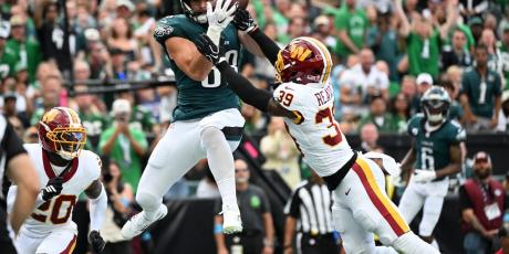 dallas goedert touchdown