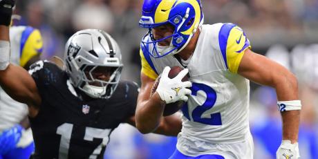 puka nacua with the ball