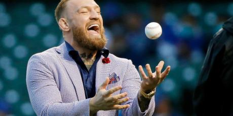 conor mcgregor smile ball