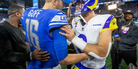 Jared Goff and Matthew Stafford