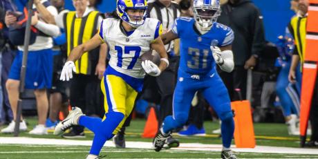 Puka Nacua against the Detroit Lions