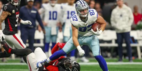 jake ferguson broken tackle