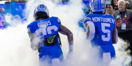 jahmyr gibbs david montgomery introductions