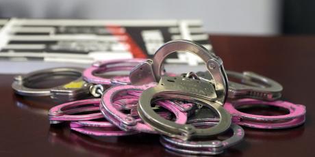 Pile of handcuffs