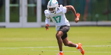 jaylen waddle minicamp