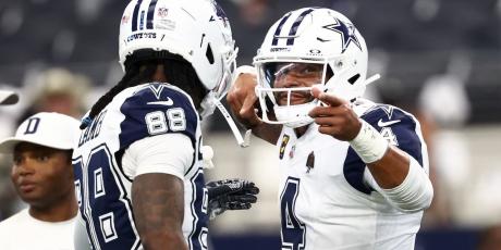 Dak Prescott and CeeDee Lamb
