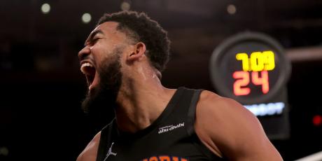 karl anthony-towns yell