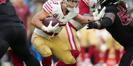 christian mccaffrey stiff arm