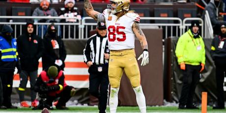 george kittle celebration