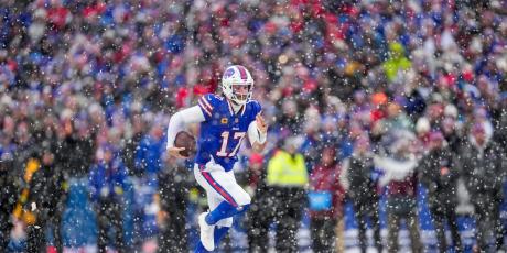 Josh Allen snow