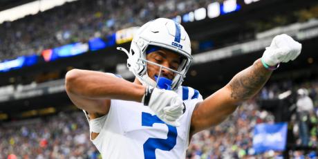 josh downs celebration