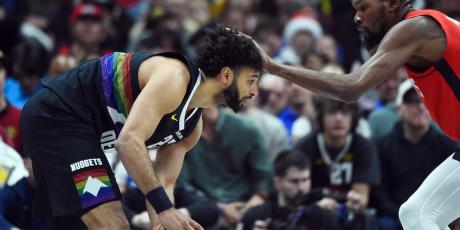 jamal murray dribbling