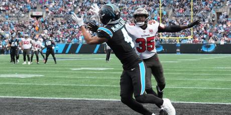 tetairoa mcmillan touchdown