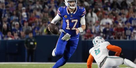 Josh Allen leads the MVP odds