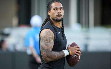 Jonathon Brooks training camp casual 