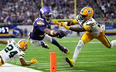 Justin Jefferson lay out 