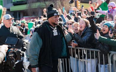 Saquon Barkley parade 