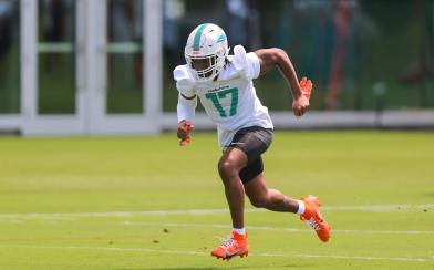 jaylen waddle minicamp