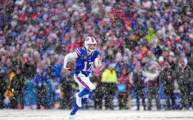 Josh Allen snow