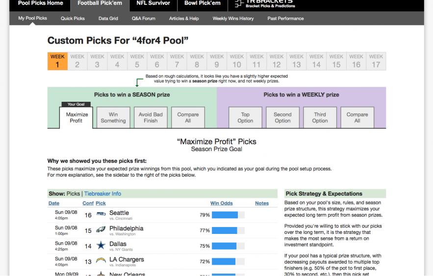 nfl pick em week 1