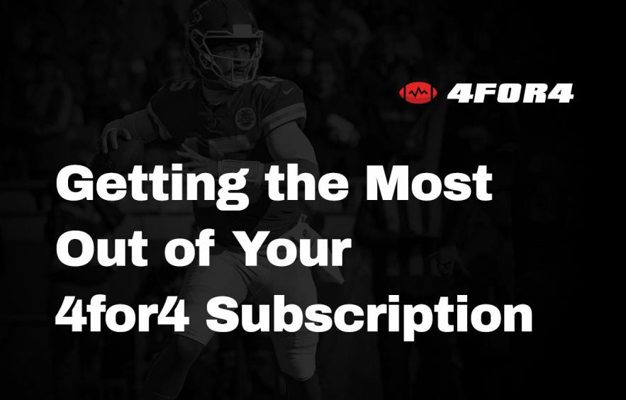 How to Get the Most Out of Your 4for4 Subscription