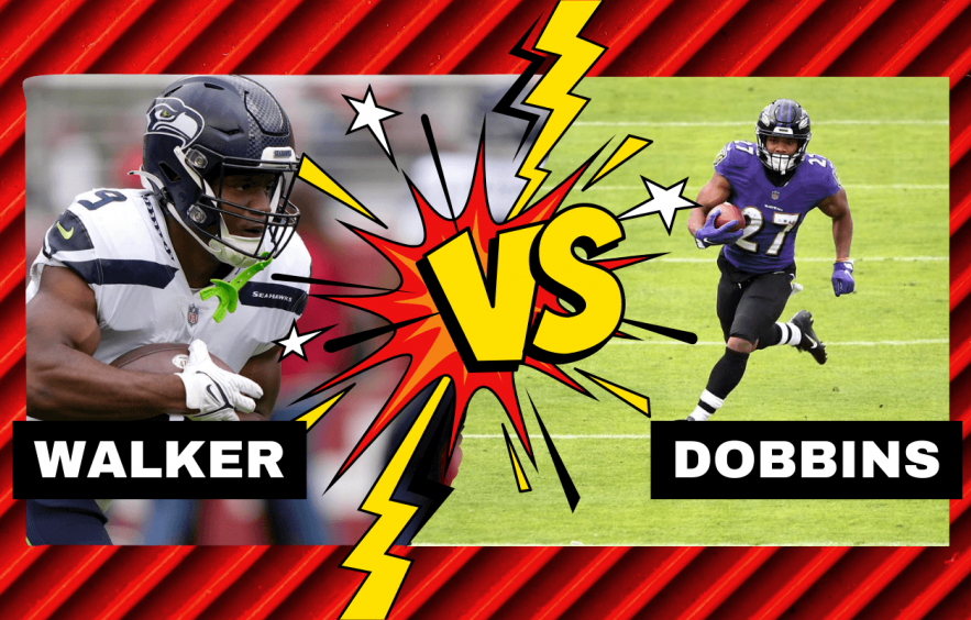 Fantasy Football Debate: Kenneth Walker vs. J.K. Dobbins