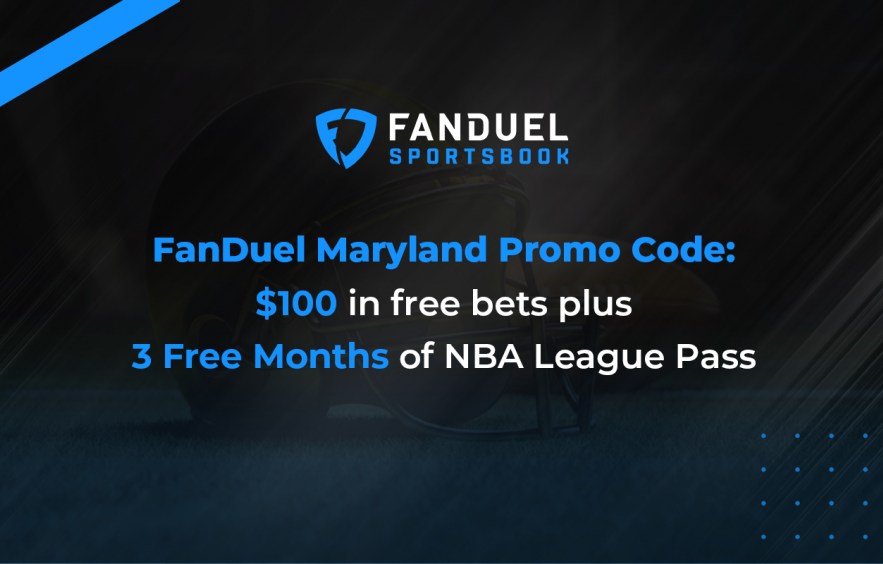 FanDuel Maryland Promo Code:  $100 in Free Bets