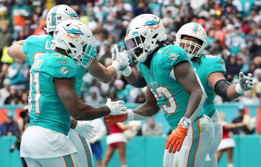 Camp Battle: Devon Achane vs. Jeff Wilson vs. Raheem Mostert Camp Battle: Devon Achane vs. Jeff Wilson vs. Raheem Mostert