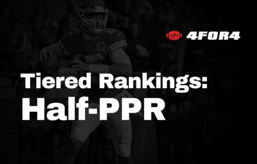 Tiered Rankings for Half-PPR Fantasy Football Leagues