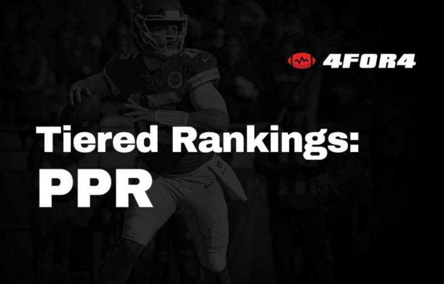 Tiered Rankings for PPR Fantasy Football Leagues