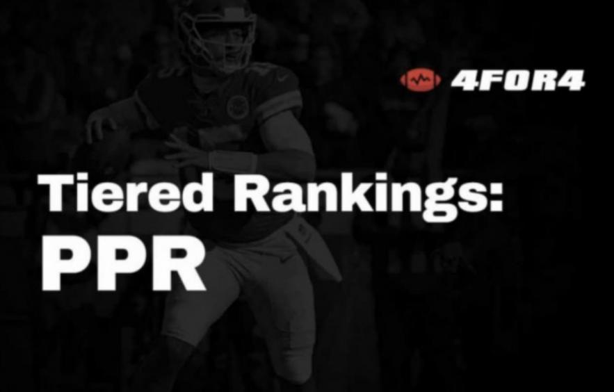 Tiered Rankings for PPR Fantasy Football Leagues