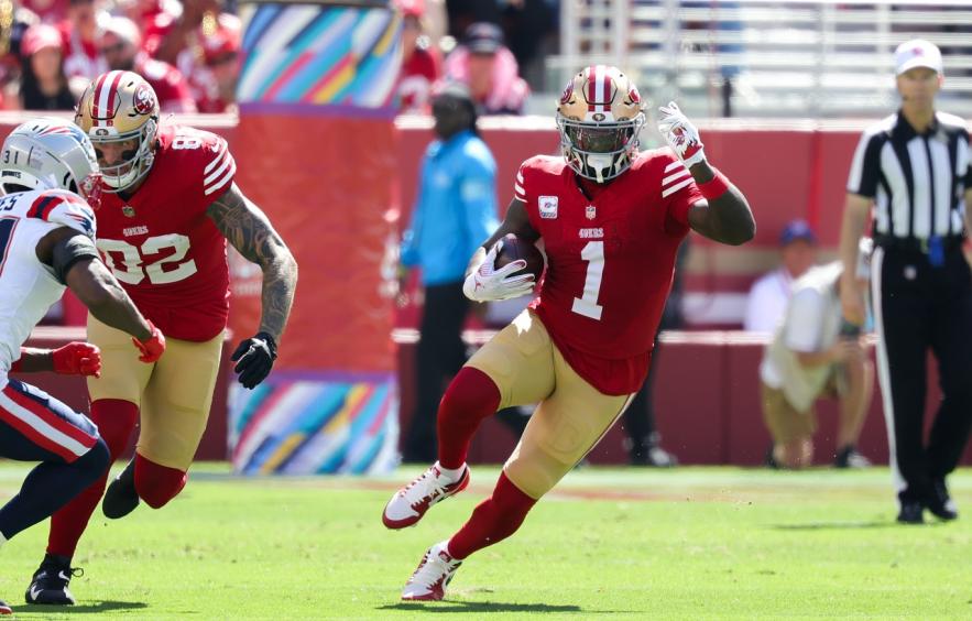 First TD Scorer Odds for 49ers-Seahawks Including Jordan Mason, Deebo Samuel + FanDuel Promo