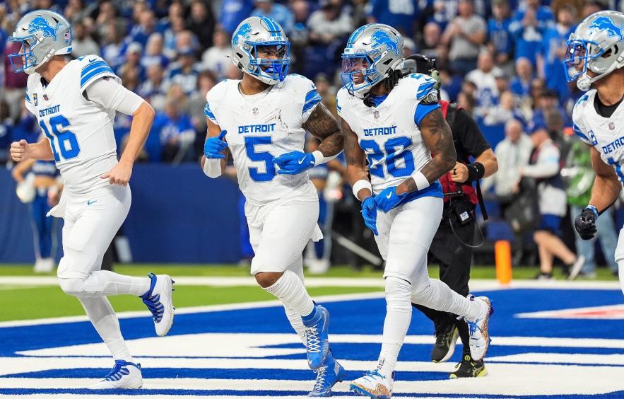 First TD Odds for Jahmyr Gibbs, Josh Jacobs, Malik Nabers, and More for NFL Thanksgiving Games