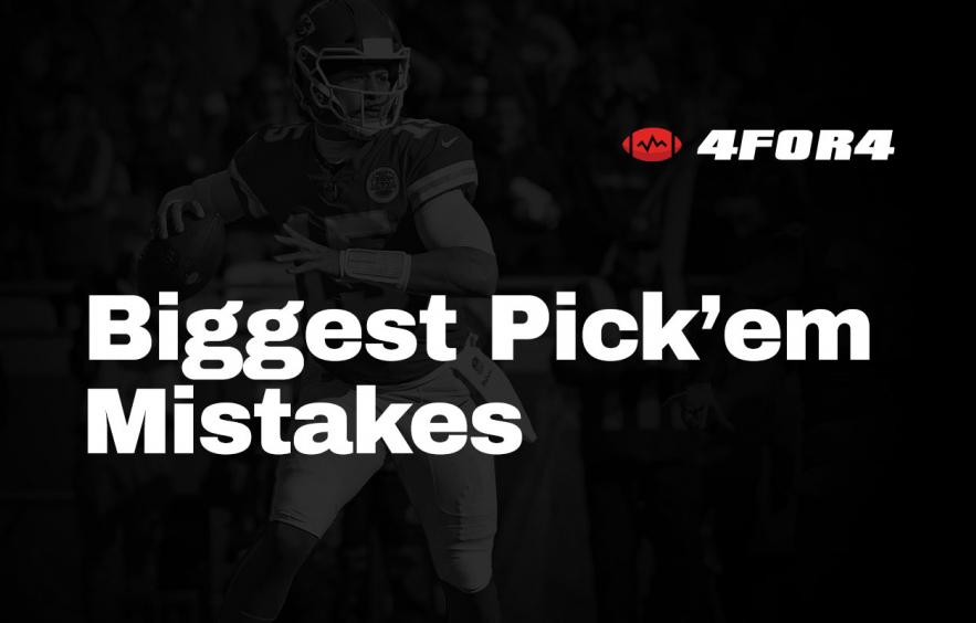 The 4 Biggest Strategy Mistakes in Football Pick’em Pools The 4 Biggest Strategy Mistakes in Football Pick’em Pools
