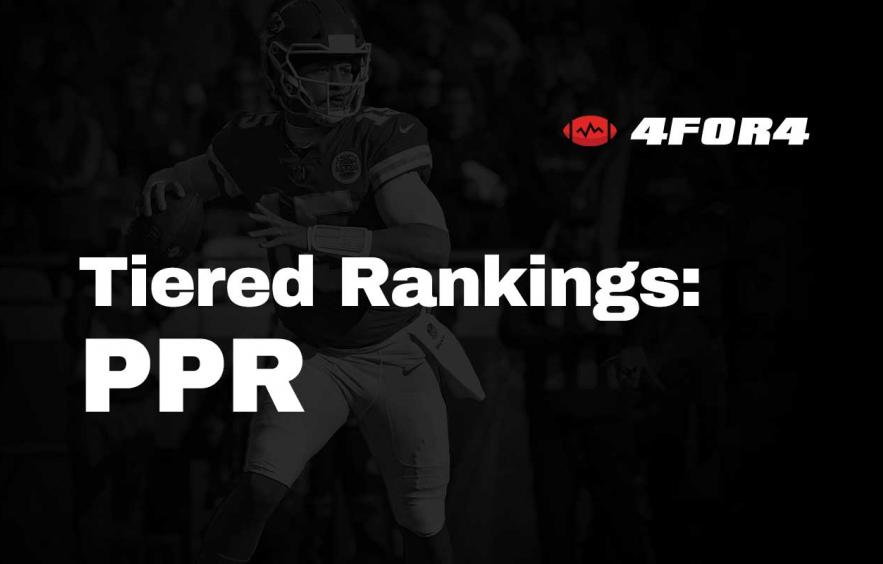 Tiered Rankings for PPR Leagues