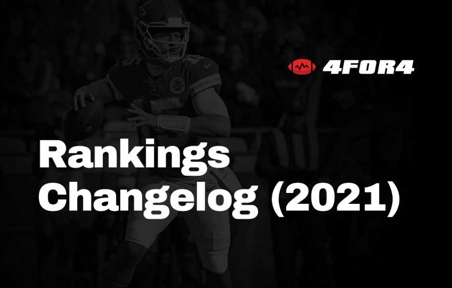 Rankings Changelog (2021)