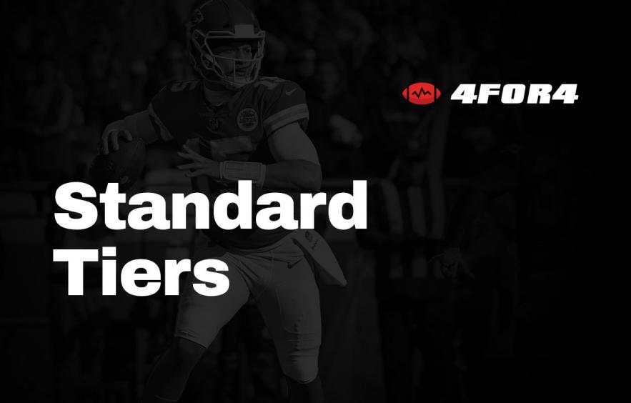 Tiered Rankings for Standard Leagues