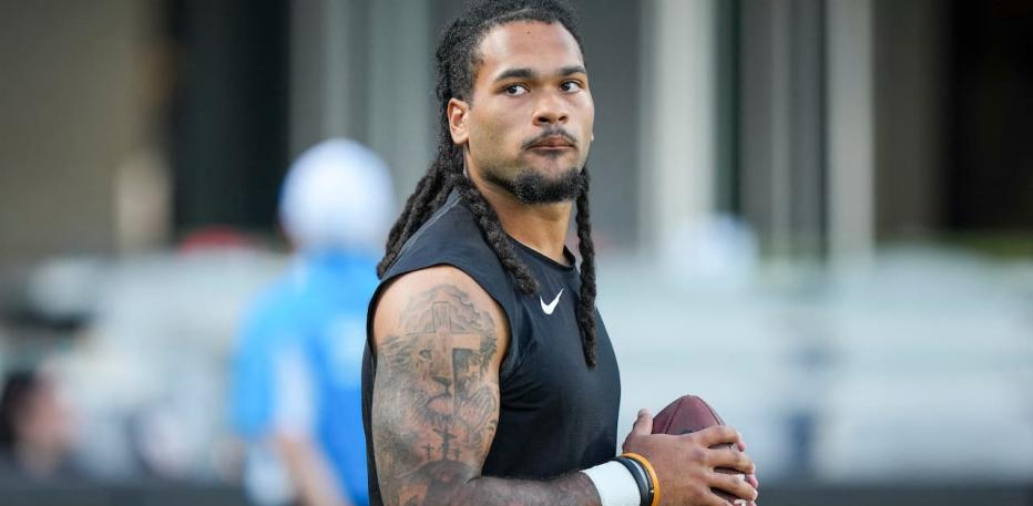Jonathon Brooks training camp casual 