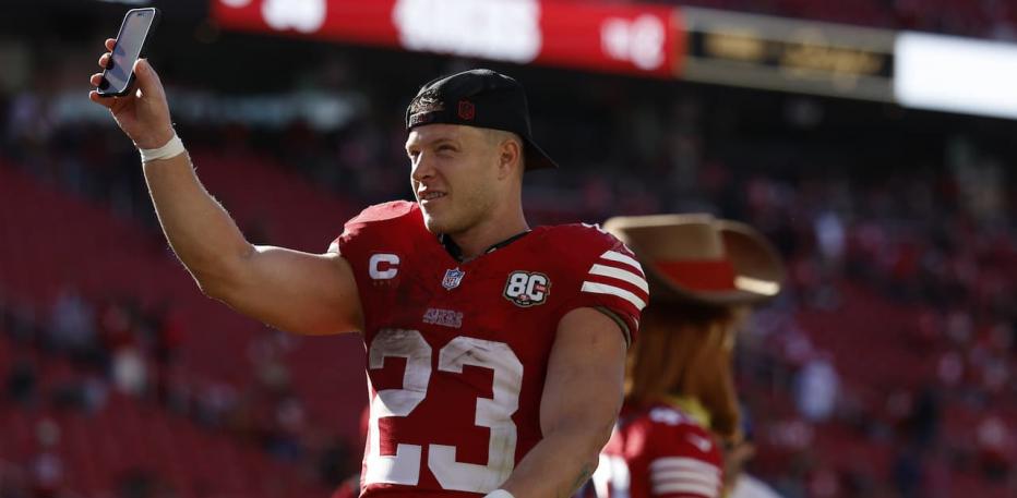 Christian McCaffrey cell phone 