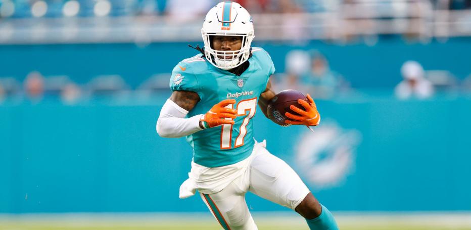 jaylen waddle teal jersey