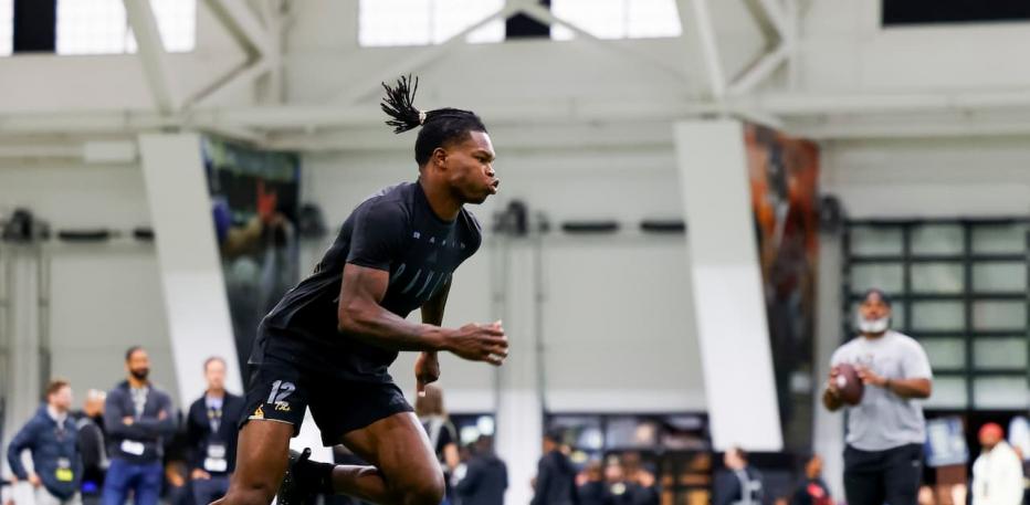Travis Hunter pro day 