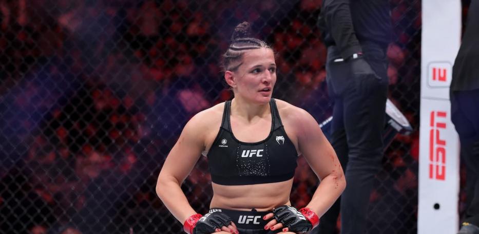 erin blanchfield post-fight