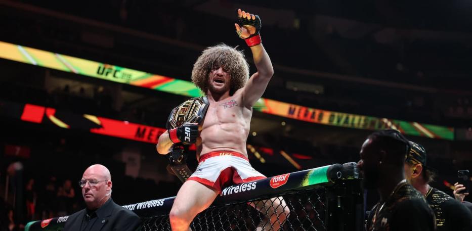 merab dvalishvili celebration